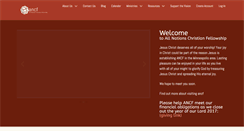 Desktop Screenshot of ancf.org